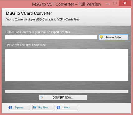 Best MSG to VCF Converter Solution