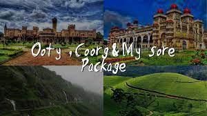 Bangalore , Mysore , Coorg , Ooty , Wayanad Tour Packages From Bangalore
